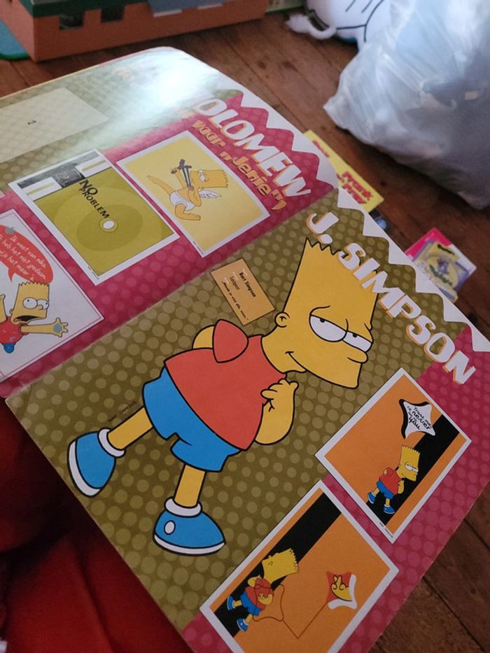 RARE Grand Album Panini Simpsons collection collector 1999 neerlandais - photo numéro 2