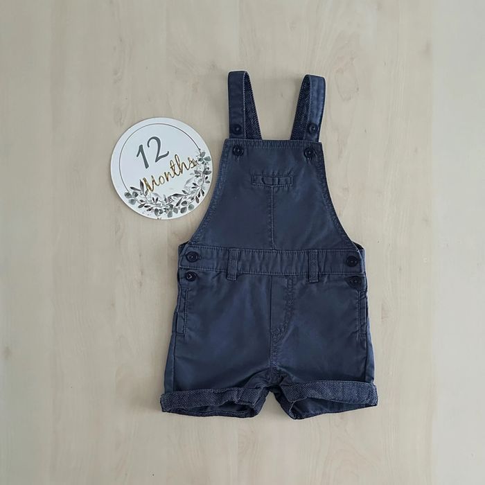 Salopette short garçon 12 mois 74 cm