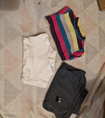 Lot 2 tee-shirt manche longue 3 mois
