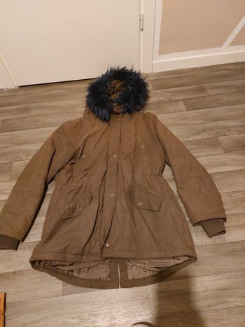 Manteau long capuche détachable taille 36