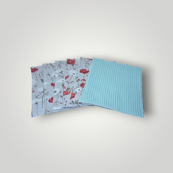kit cuisine zéro déchet modèle coquelicots - photo numéro 4