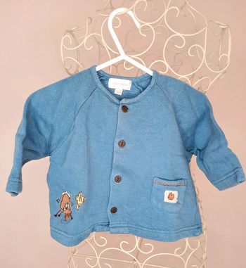 Gilet bleu kiabi 6 mois