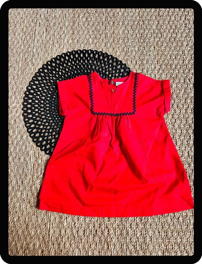 Robe rouge jacadi
