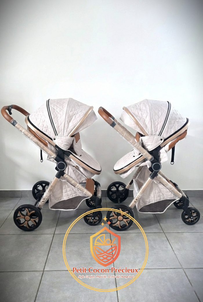 Poussette 3-en-1 Magic ZC Blanche / Neuve / Vendeuse déclarée dans la puériculture. - photo numéro 7