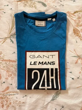 T-shirt bleu GANT x 24h Le Mans