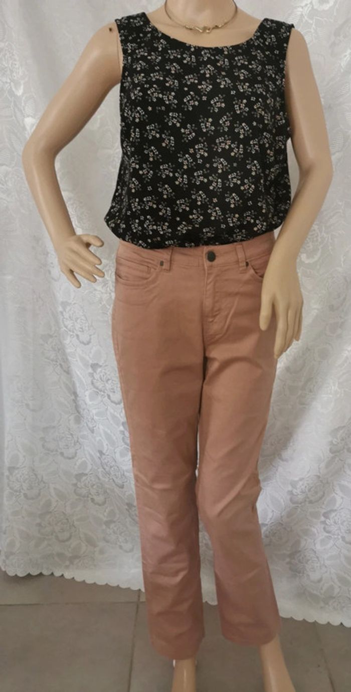 Pantalon. Rose. Taille 36.Camaieu - photo numéro 2
