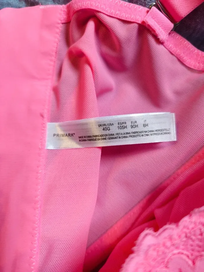 Soutien gorge Bustier rose primark 105H - photo numéro 3