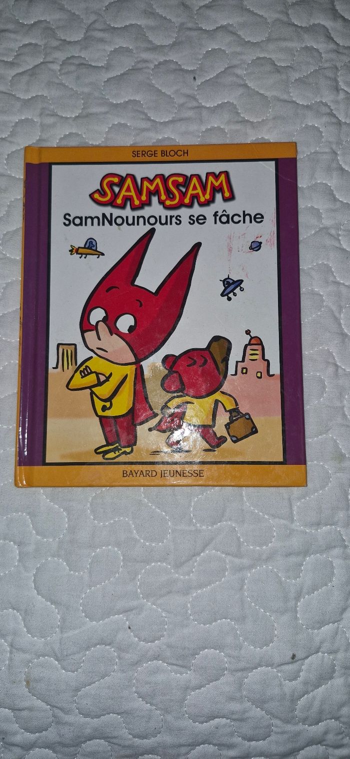 Livre enfant Sam nounours de fâche