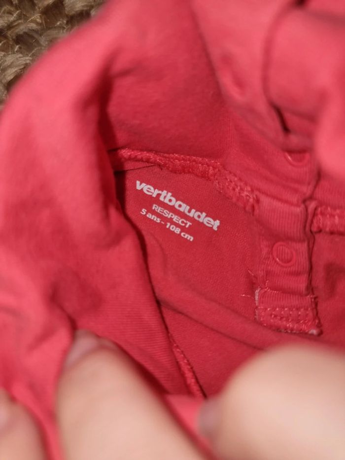 Sous pull manches longues col roulé vertbaudet 5 ans - photo numéro 2