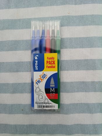 Recharge stylo effaçable 