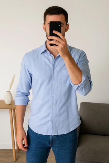 Chemise bleue Brighton Taille M