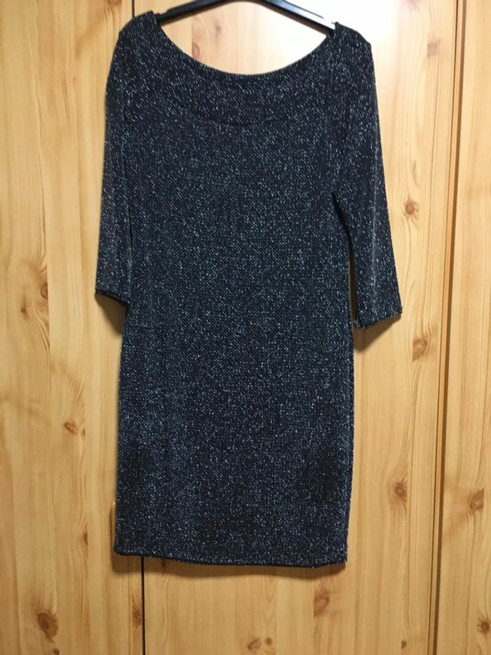 Robe noire paillette taille 38 - photo numéro 2