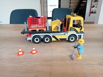 Playmobil 70444 Camion benne et sa plateforme