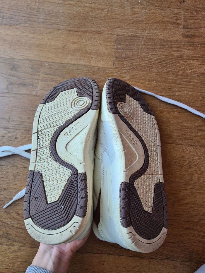 Basket femme beige - photo numéro 6