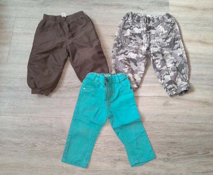 Lot pantalons 12 mois