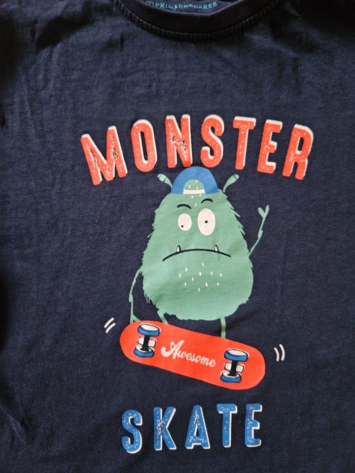 T-shirt ml garçon 3/4 ans U35 - photo numéro 3