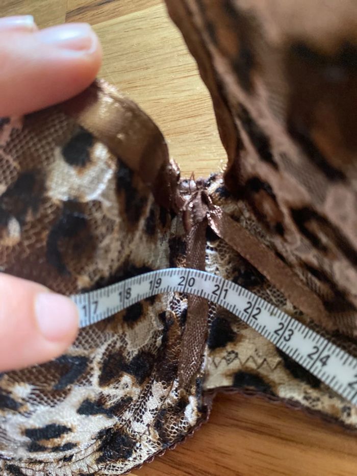 Soutien gorge léopard dentelle - photo numéro 5