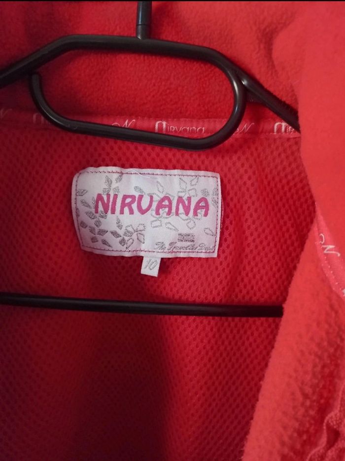 Veste polaire rouge 10ans - photo numéro 5