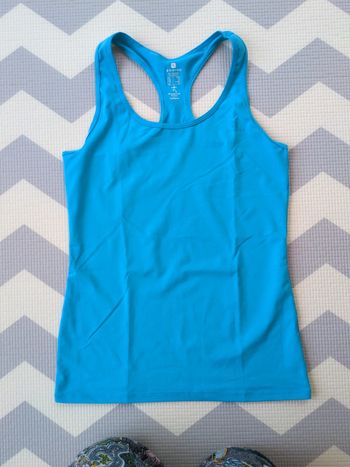 Débardeur bleu Domyos