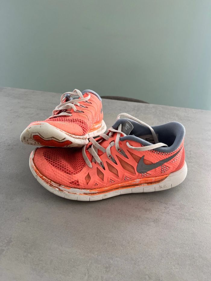 Nike free run 5.0 orange
