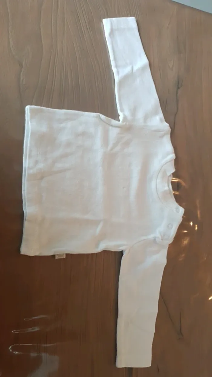 Tee-shirt manches longues blanc