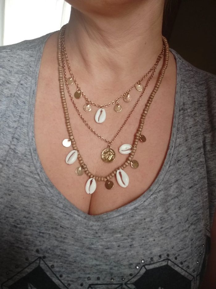 Lot collier + élastique à cheveux - photo numéro 2