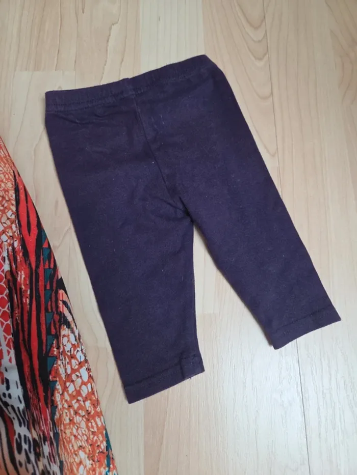 Legging 3mois fille violet - photo numéro 3
