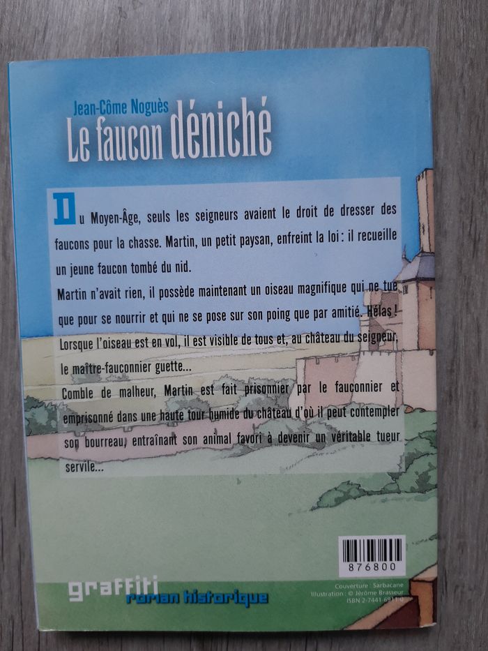 Roman enfant "Le faucon déniché" ; Graffiti Roman historique - Neuf - photo numéro 2