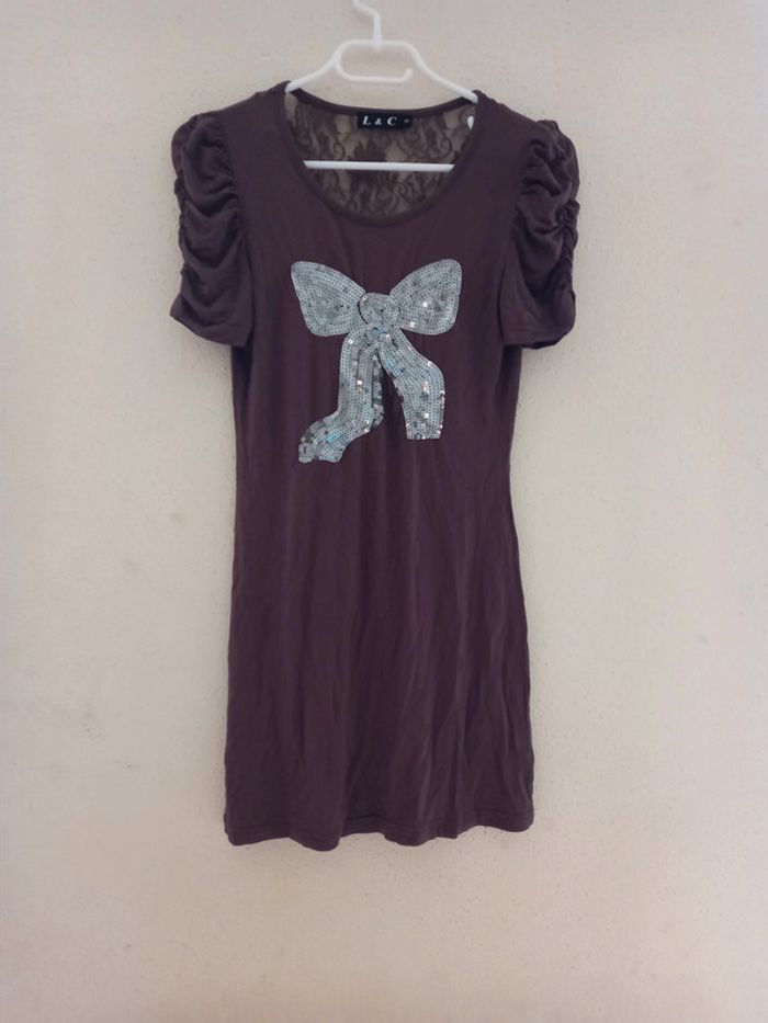 Tunique femmes marron Taille : unique