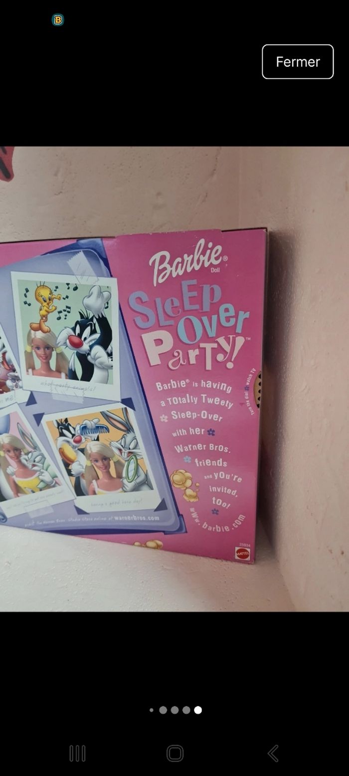 Barbie sleep over party