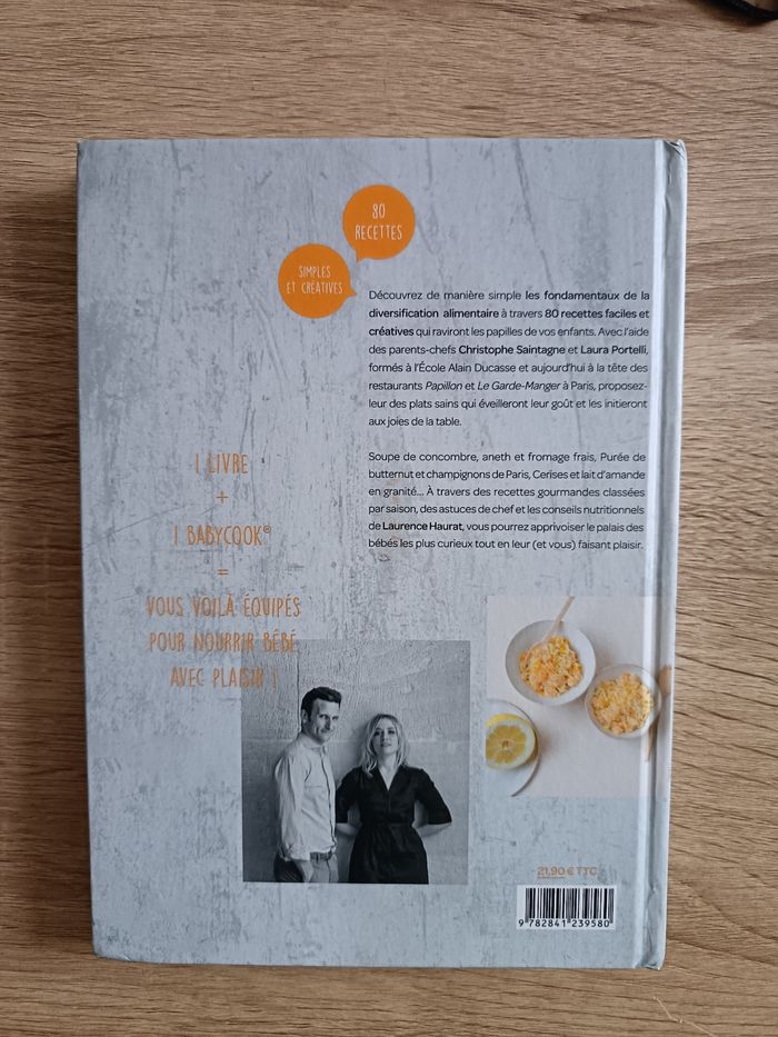 Livre beaba mes premiers repas avec baby cook - photo numéro 2