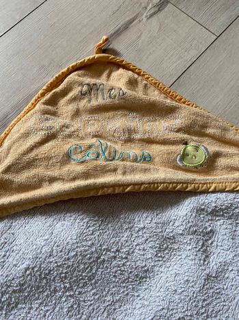 Sortie de bain orange