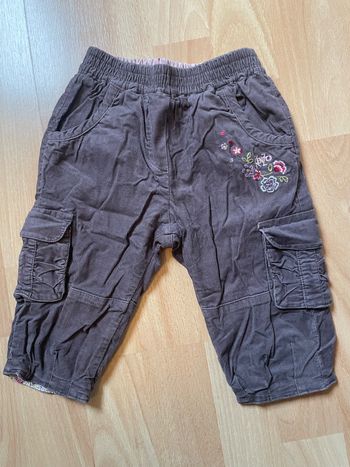 Pantalon détail fleurie