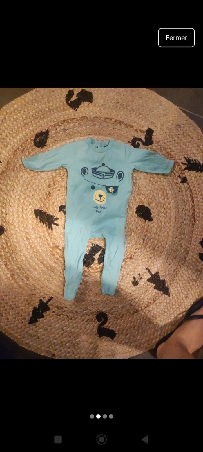 Lot 3 pyjamas garçon 3 mois - photo numéro 2