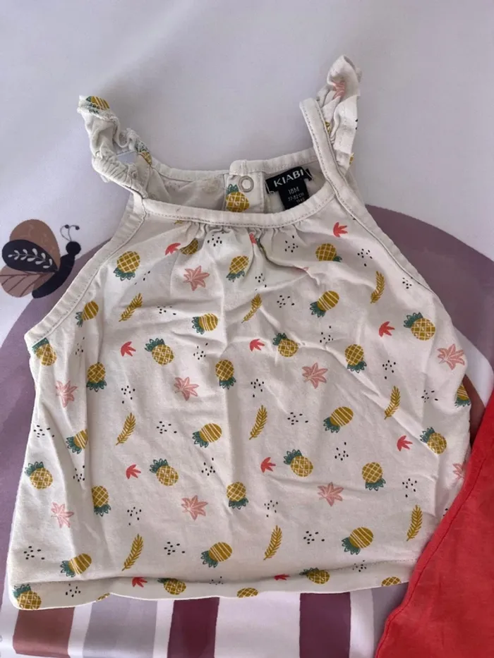 👚 Lot de 3 t-shirts bébé fille – Taille 18 mois (81 cm) 🌸 - photo numéro 4