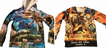2 sweat dinosaures
