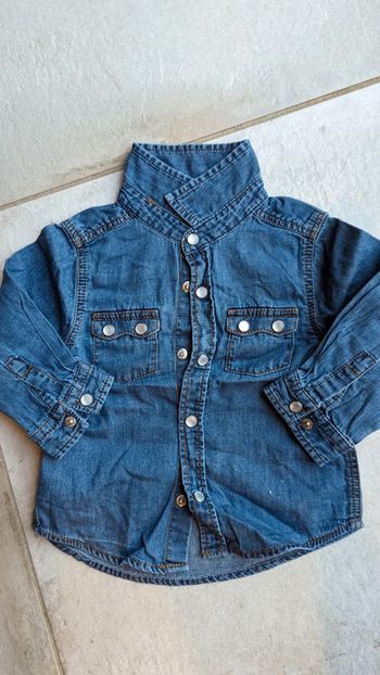 Chemise en jean garçon 9 mois