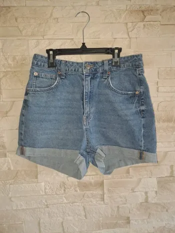 Short femme bleu divided H&m 38 tbe