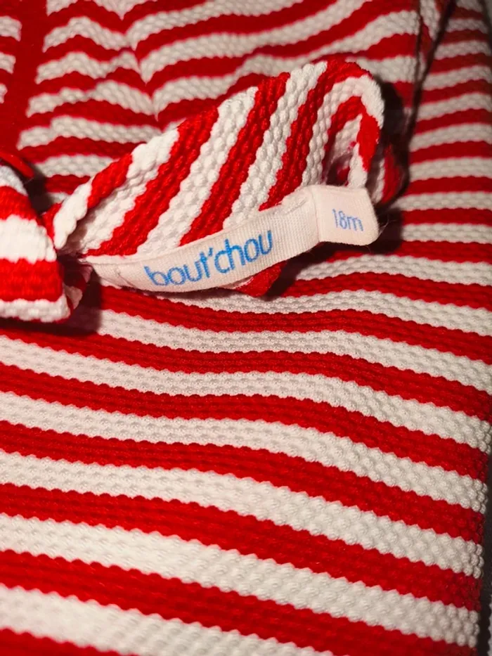 Maillot de bain bout'chou 18 mois excellent état rouge - photo numéro 4