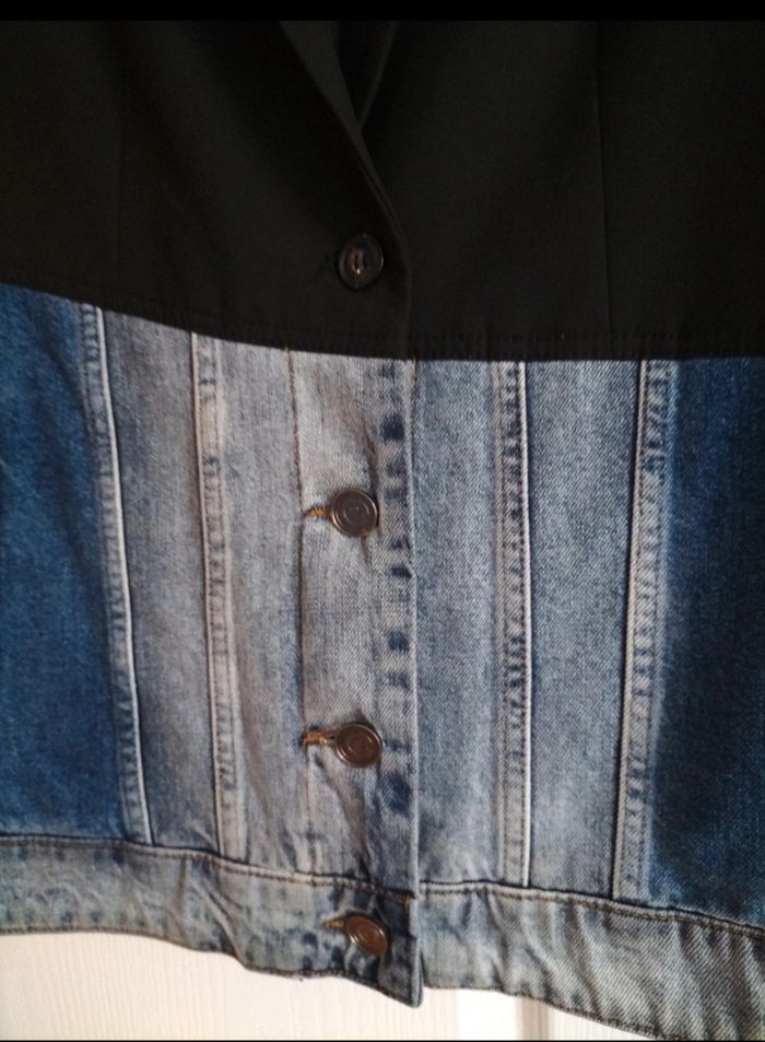 Magnifique blazer bi-matiere Desigual 40 - photo numéro 3