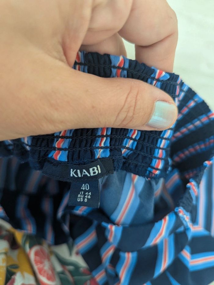 Jupe femme taille 40 Kiabi rayures verticales - photo numéro 5