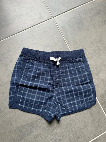 Short léger à carreaux marine garçon H&M
