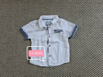 Chemisette manches courtes - 12 mois