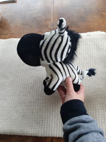 Peluche Madagascar zèbre