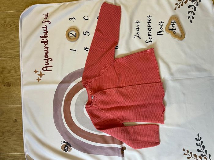 Gilet corail Obaïbi – Bébé fille 23 mois / 86 cm 🧡 - photo numéro 2