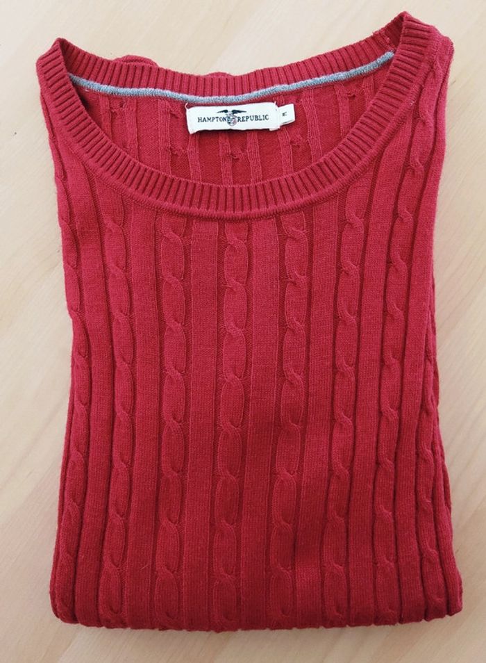Hampton Republic pull rouge M
