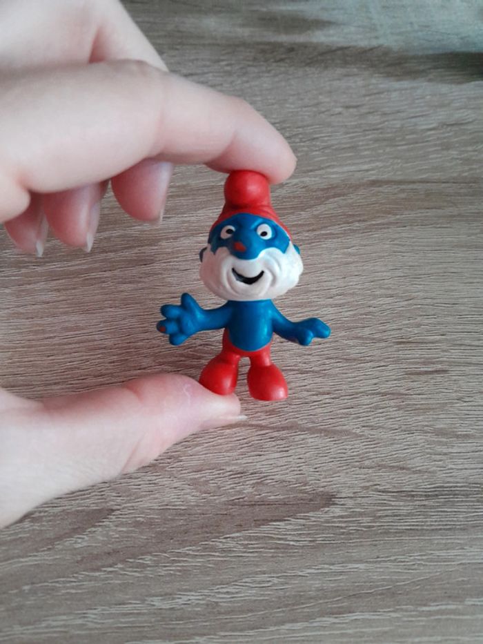 Magnifique grand stroumpf vintage ancien