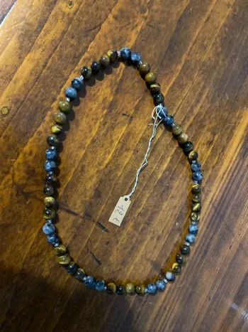 Collier pierres semi précieuses minéraux