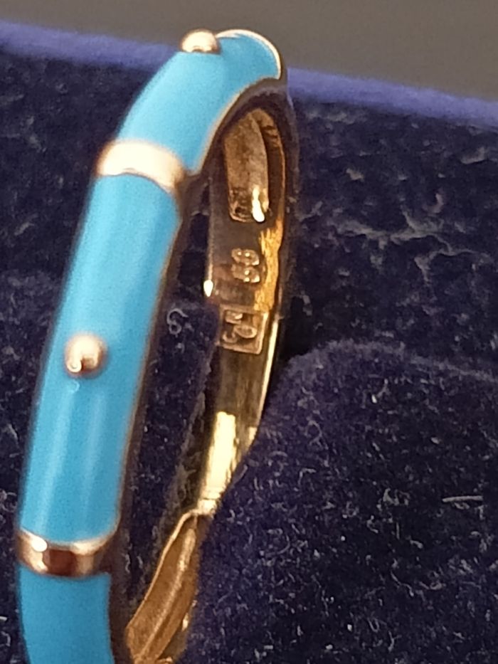Bague plaqué or. - photo numéro 8