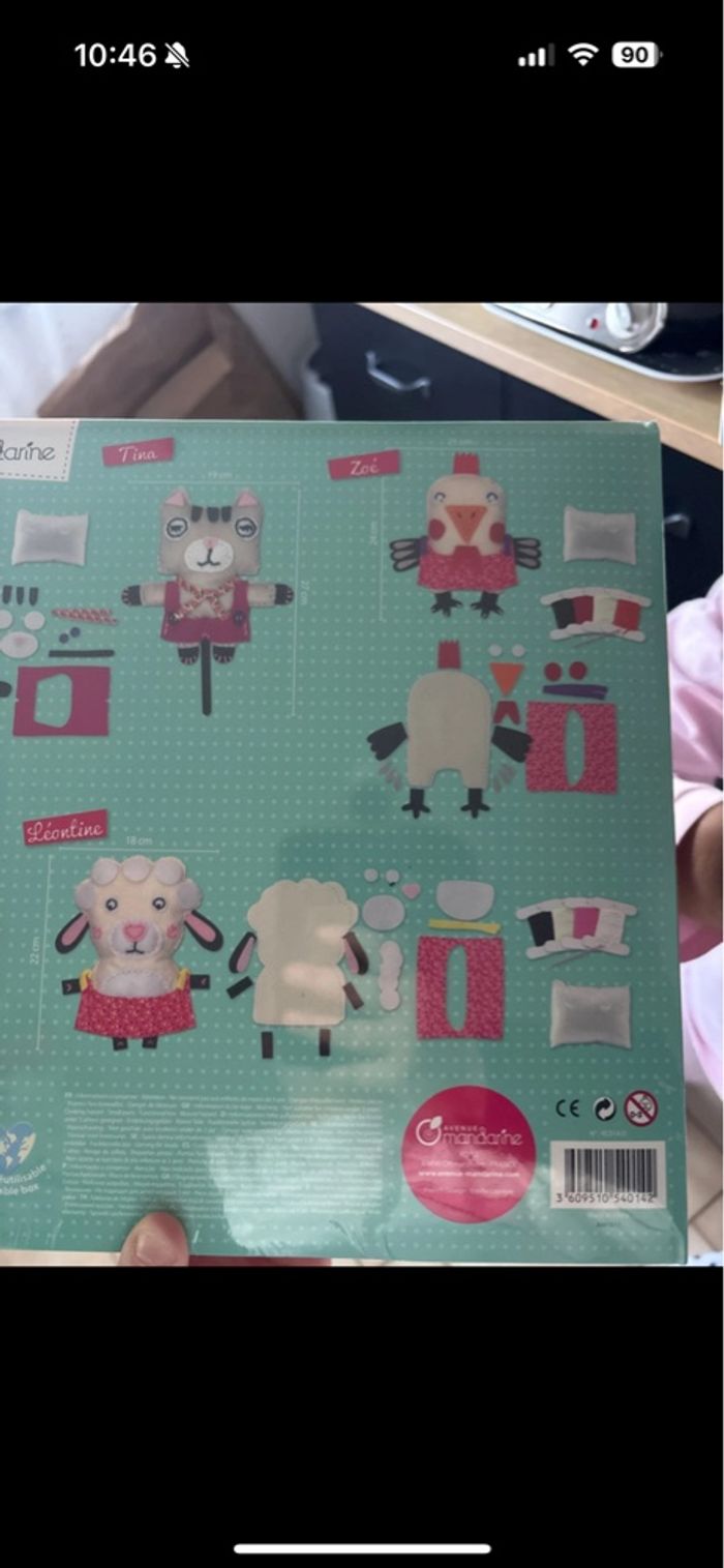 Kit couture Little Couzin Avenue mandarine neuf - photo numéro 3